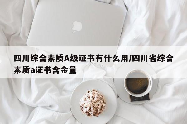 四川综合素质A级证书有什么用/四川省综合素质a证书含金量