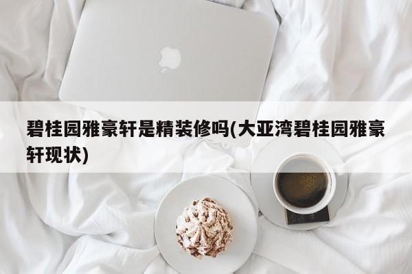 碧桂园雅豪轩是精装修吗(大亚湾碧桂园雅豪轩现状)
