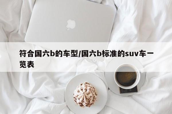 符合国六b的车型/国六b标准的suv车一览表