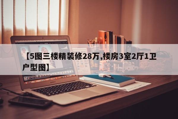 【5图三楼精装修28万,楼房3室2厅1卫户型图】